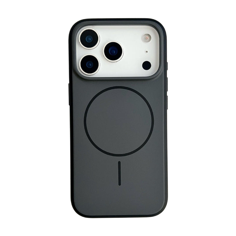 Black phone case with Apple MagSafe design. YAXSO UAE ONLINE STORE