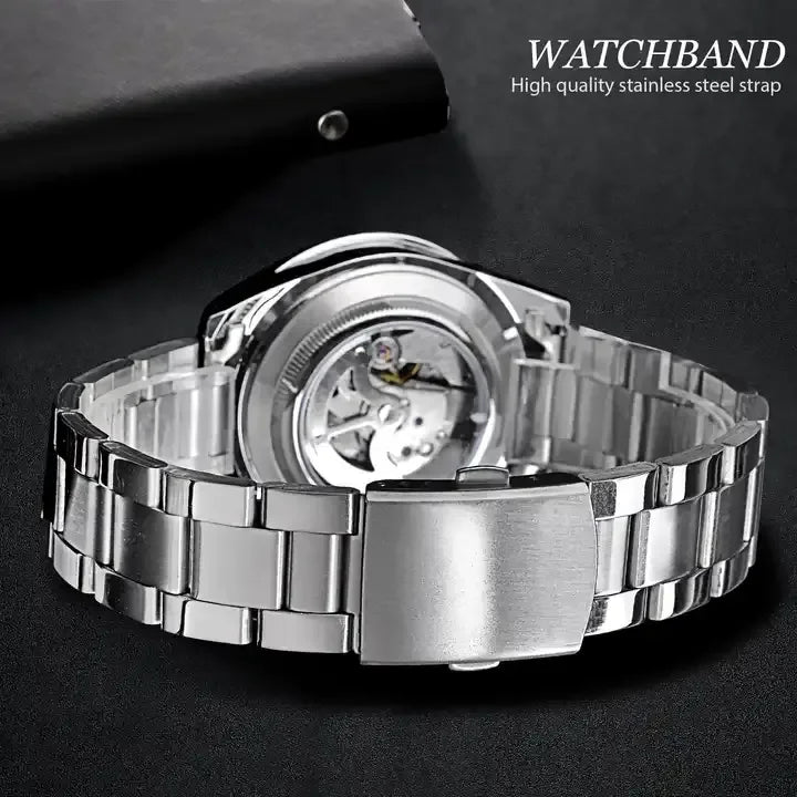 Winner 320 Watch Men Mechanical Automatic Watches Stainless Waterproof Man Wristwatches Dropshipping Reloj Hombre