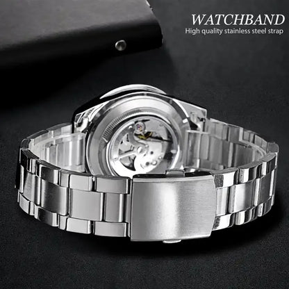 Winner 320 Watch Men Mechanical Automatic Watches Stainless Waterproof Man Wristwatches Dropshipping Reloj Hombre
