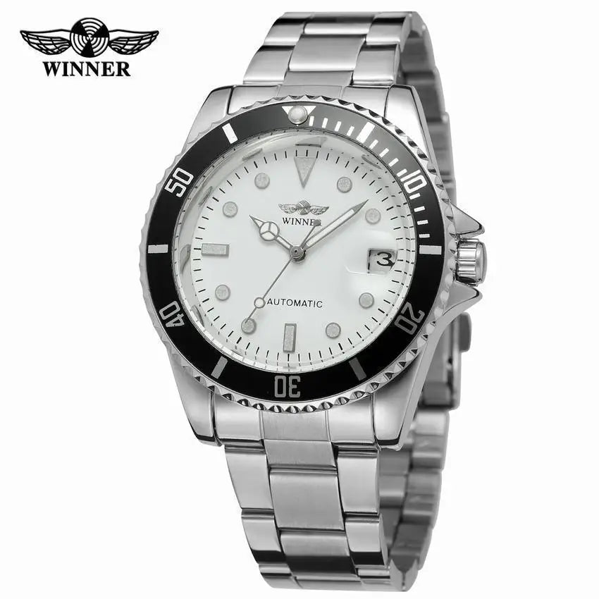 Winner 320 Watch Men Mechanical Automatic Watches Stainless Waterproof Man Wristwatches Dropshipping Reloj Hombre