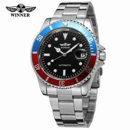Winner 320 Watch Men Mechanical Automatic Watches Stainless Waterproof Man Wristwatches Dropshipping Reloj Hombre