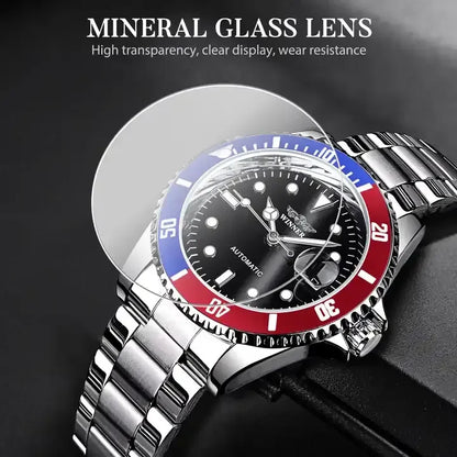 Winner 320 Watch Men Mechanical Automatic Watches Stainless Waterproof Man Wristwatches Dropshipping Reloj Hombre