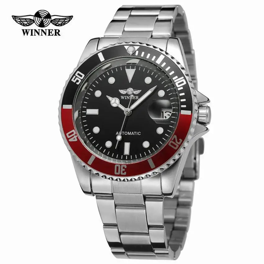 Winner 320 Watch Men Mechanical Automatic Watches Stainless Waterproof Man Wristwatches Dropshipping Reloj Hombre