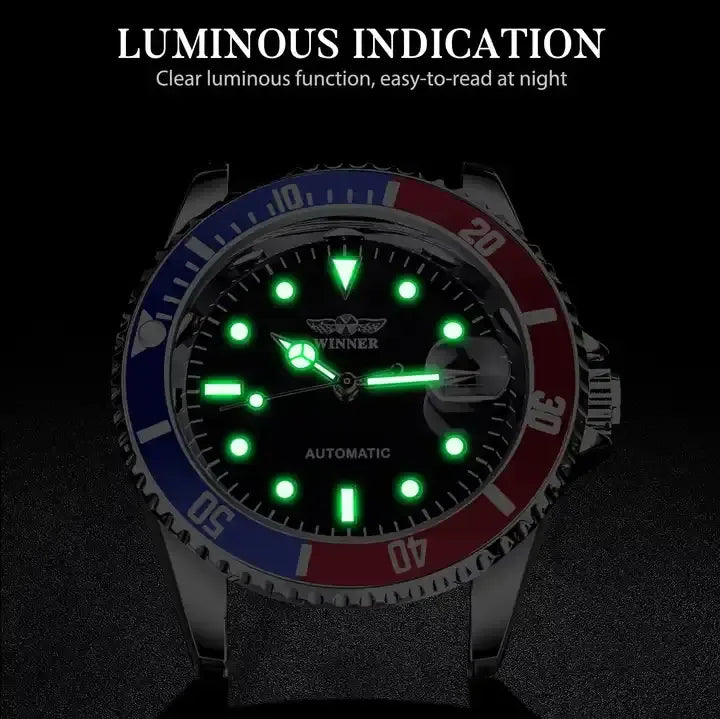 Winner 320 Watch Men Mechanical Automatic Watches Stainless Waterproof Man Wristwatches Dropshipping Reloj Hombre
