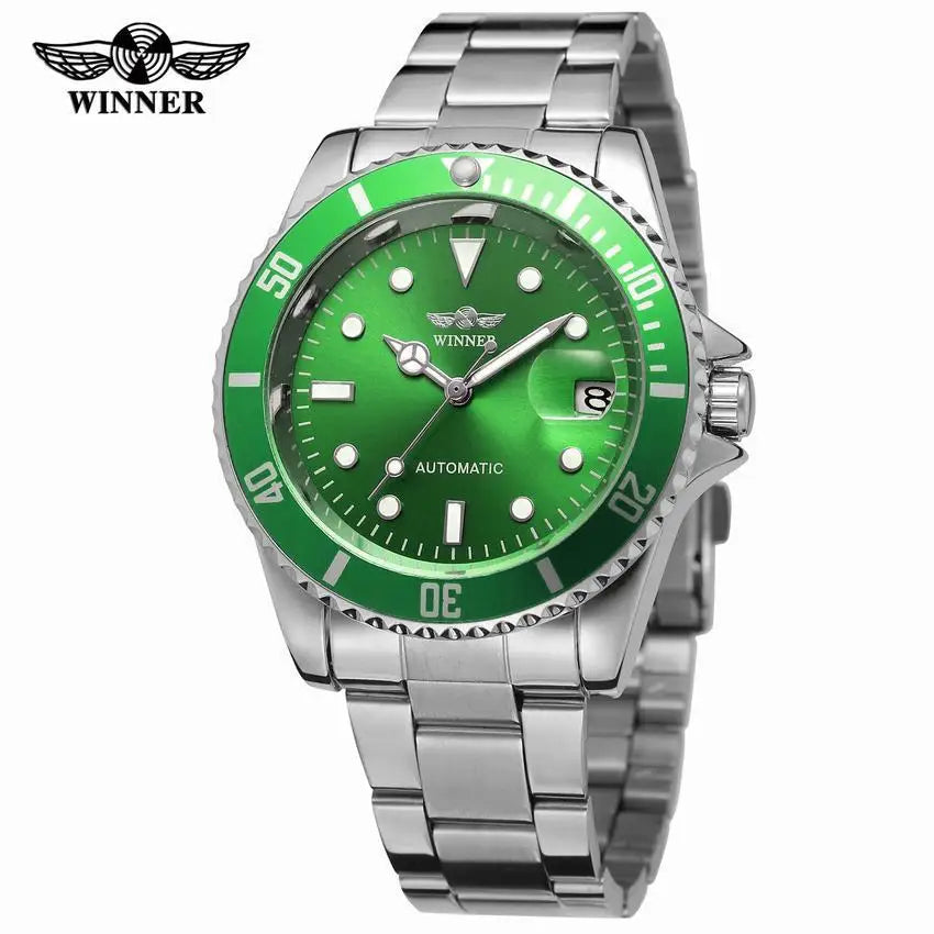 Winner 320 Watch Men Mechanical Automatic Watches Stainless Waterproof Man Wristwatches Dropshipping Reloj Hombre