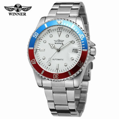 Winner 320 Watch Men Mechanical Automatic Watches Stainless Waterproof Man Wristwatches Dropshipping Reloj Hombre