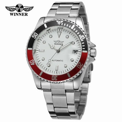 Winner 320 Watch Men Mechanical Automatic Watches Stainless Waterproof Man Wristwatches Dropshipping Reloj Hombre