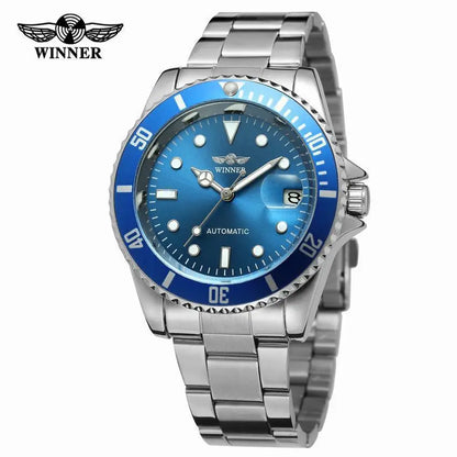 Winner 320 Watch Men Mechanical Automatic Watches Stainless Waterproof Man Wristwatches Dropshipping Reloj Hombre