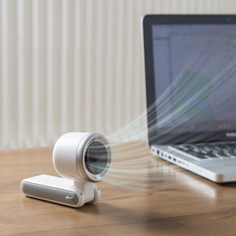 Foldable Neck & Desktop Mini Fan – USB Rechargeable, Turbo Airflow - YAXSO