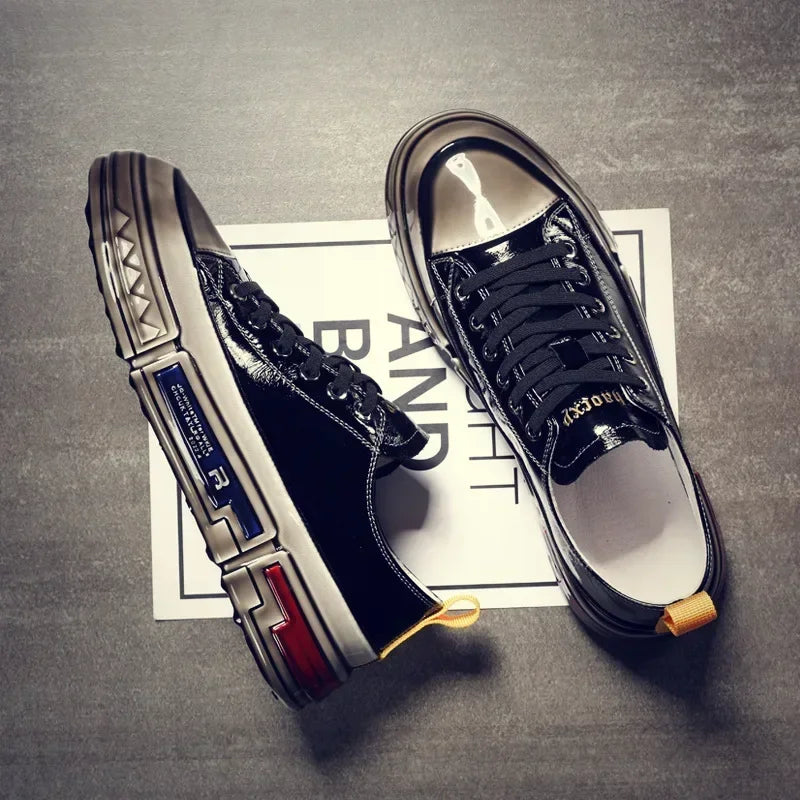 Men sneakers Shoes Genuine Leather