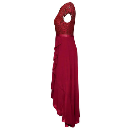 Women's Short Sleeve Evening Dress