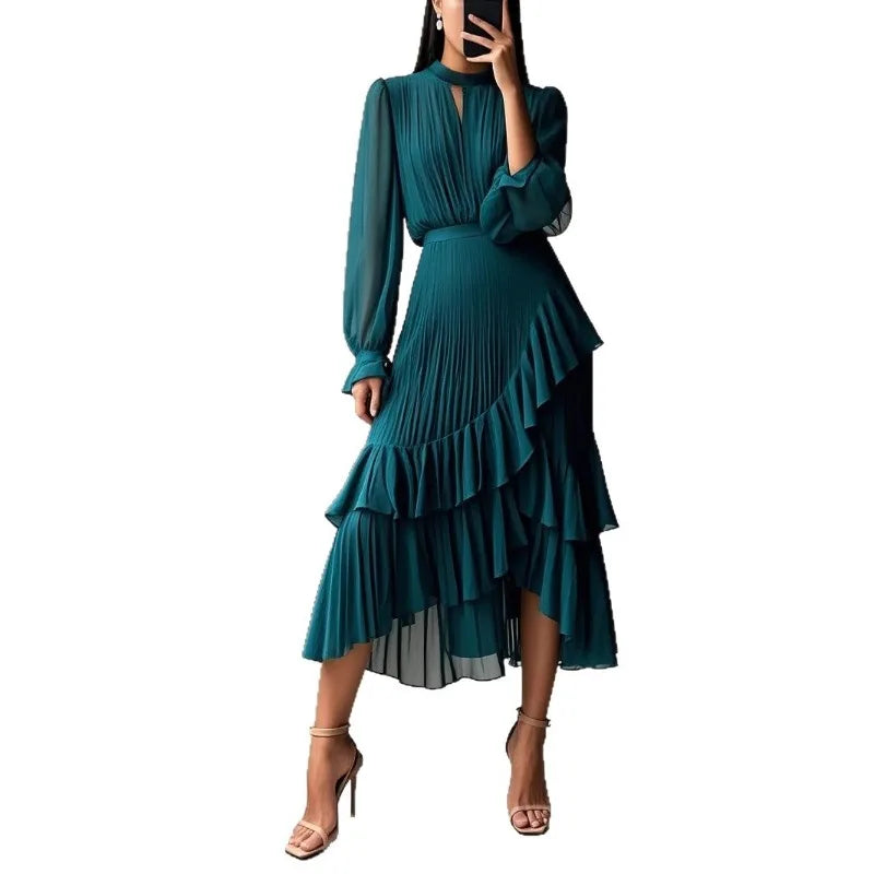 Women Folds Guest Wedding Dress