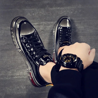 Men sneakers Shoes Genuine Leather