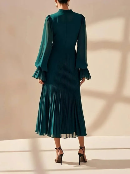 Women Folds Guest Wedding Dress