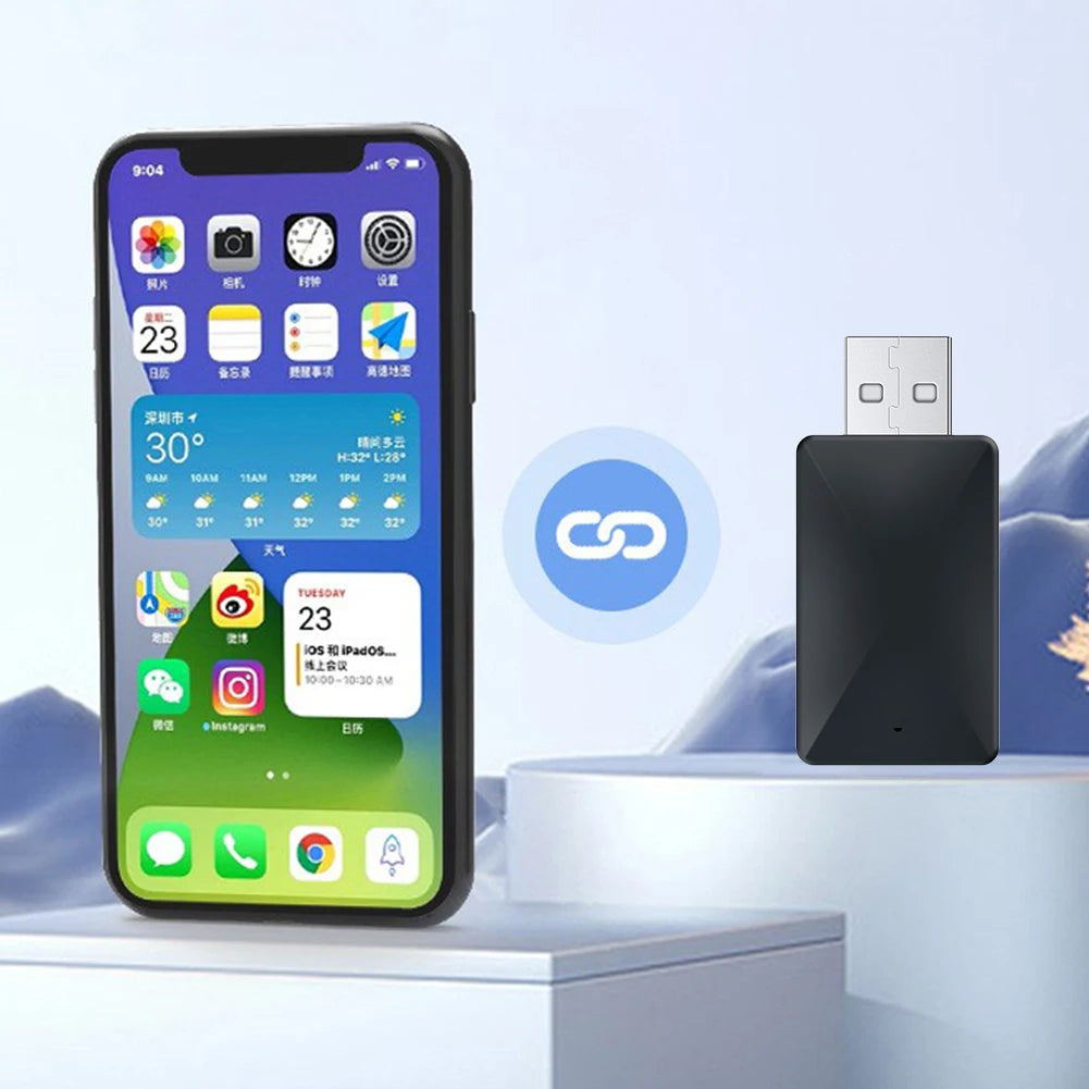 CarPlay Android Wireless USB Dongle Adapter for Cars