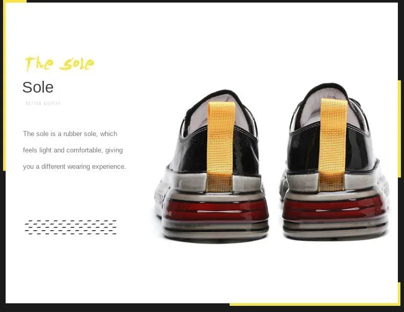Men sneakers Shoes Genuine Leather