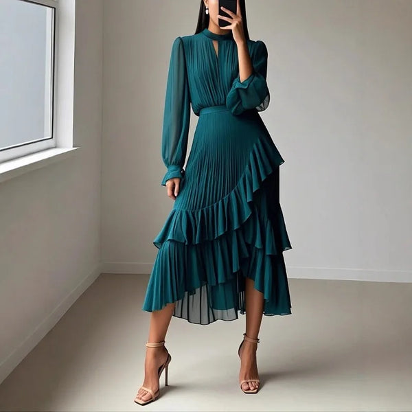 Women Folds Guest Wedding Dress