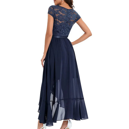Women's Short Sleeve Evening Dress