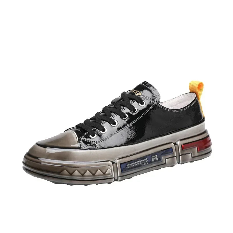 Men sneakers Shoes Genuine Leather