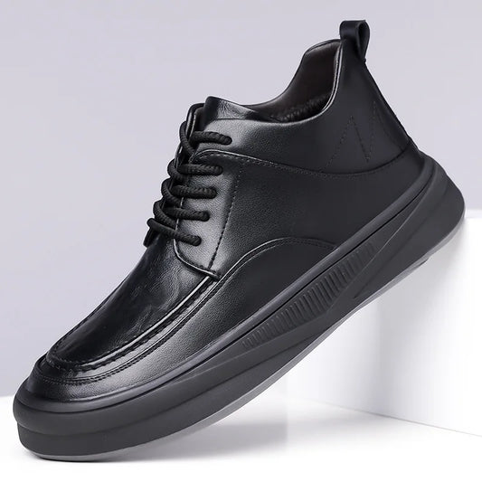 Leather Casual Shoes Sneakers for Men