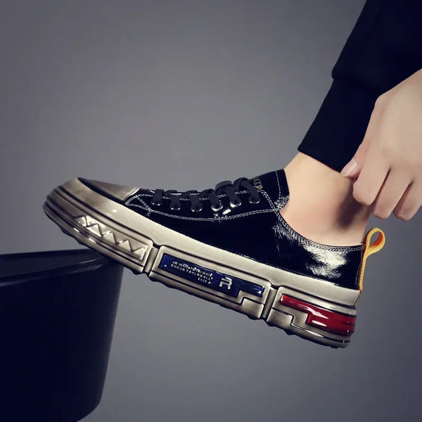 Men sneakers Shoes Genuine Leather