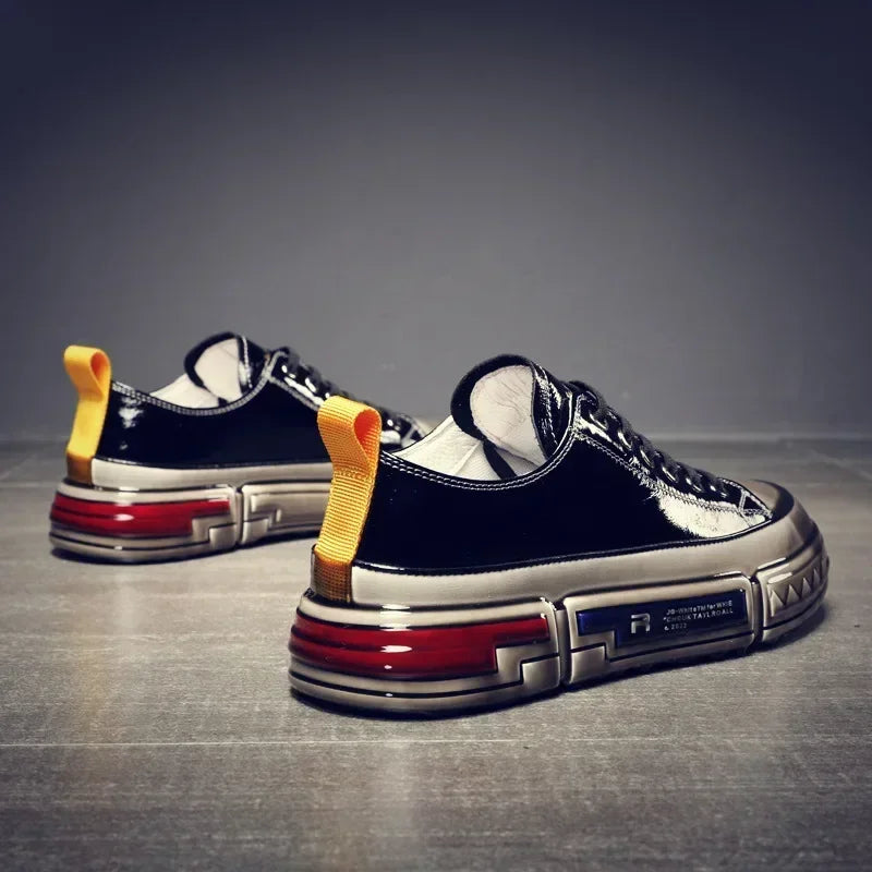 Men sneakers Shoes Genuine Leather
