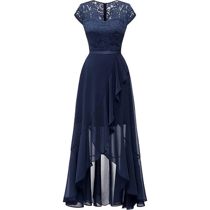 Women's Short Sleeve Evening Dress