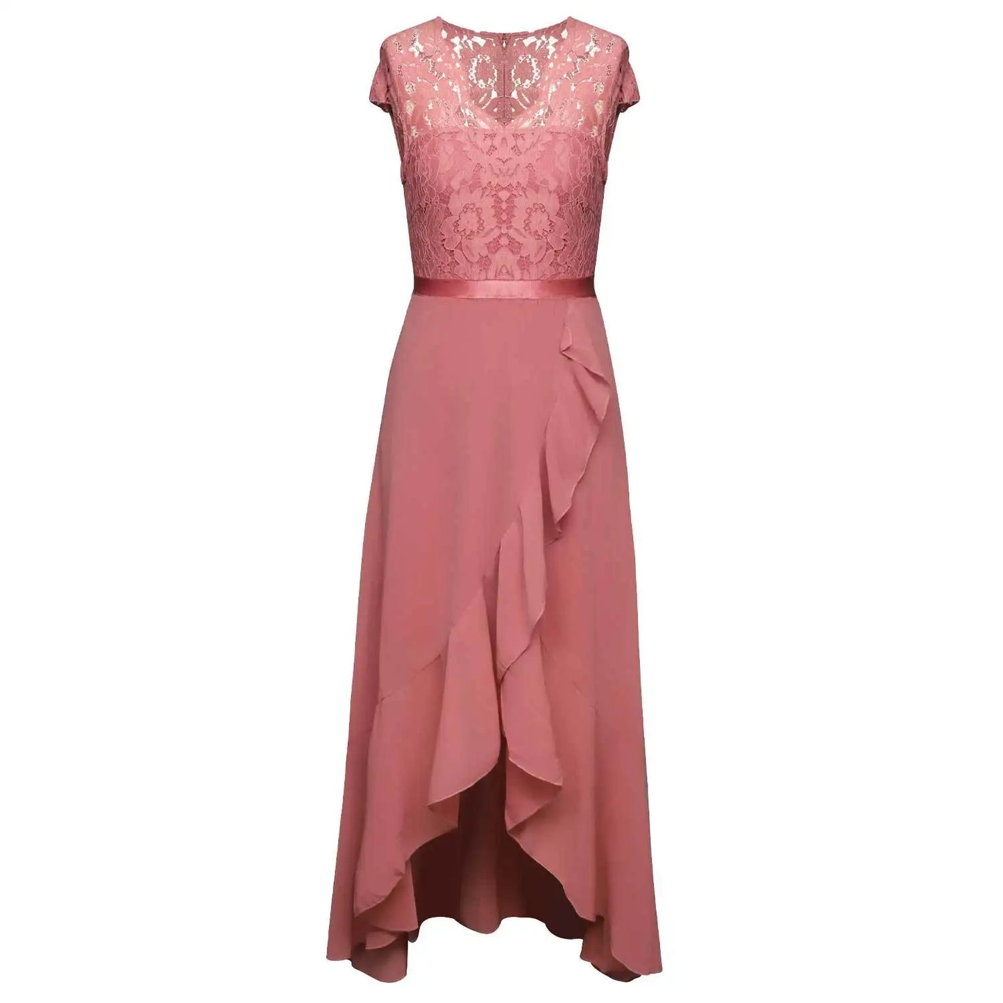 Women's Short Sleeve Evening Dress