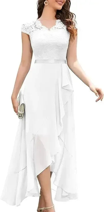 Women's Short Sleeve Evening Dress