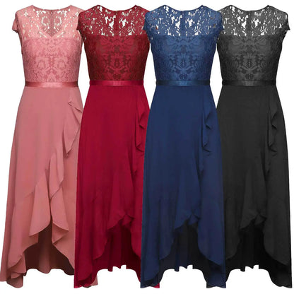 Women's Short Sleeve Evening Dress