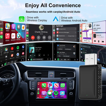 CarPlay Android Wireless USB Dongle Adapter for Cars