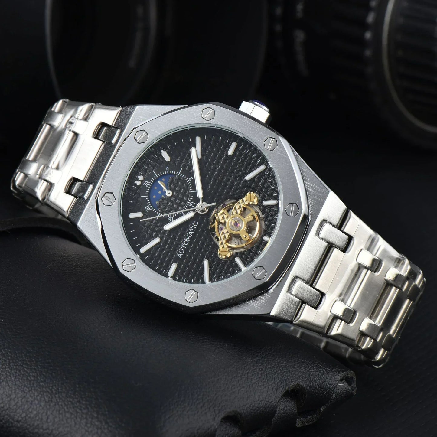 Men’s Automatic Mechanical Watch – Stainless Steel Strap - YAXSO