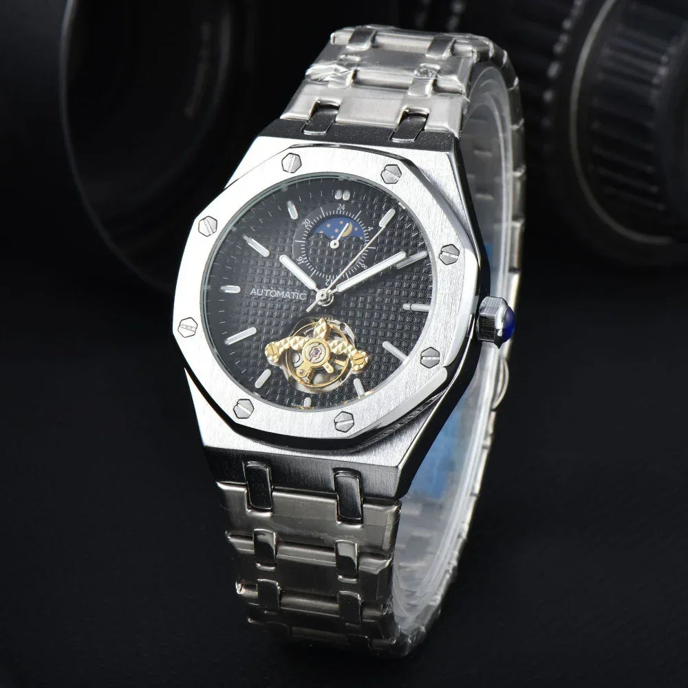 Men’s Automatic Mechanical Watch – Stainless Steel Strap - YAXSO