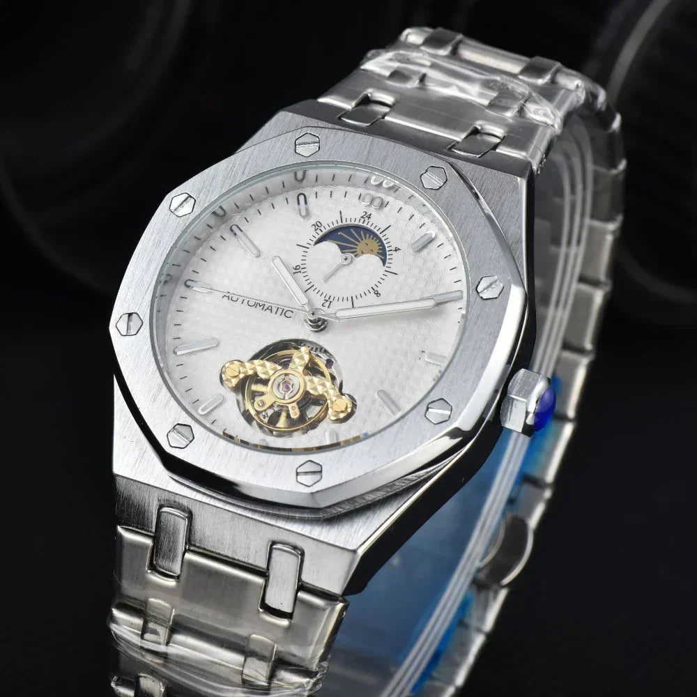 Men’s Automatic Mechanical Watch – Stainless Steel Strap - YAXSO