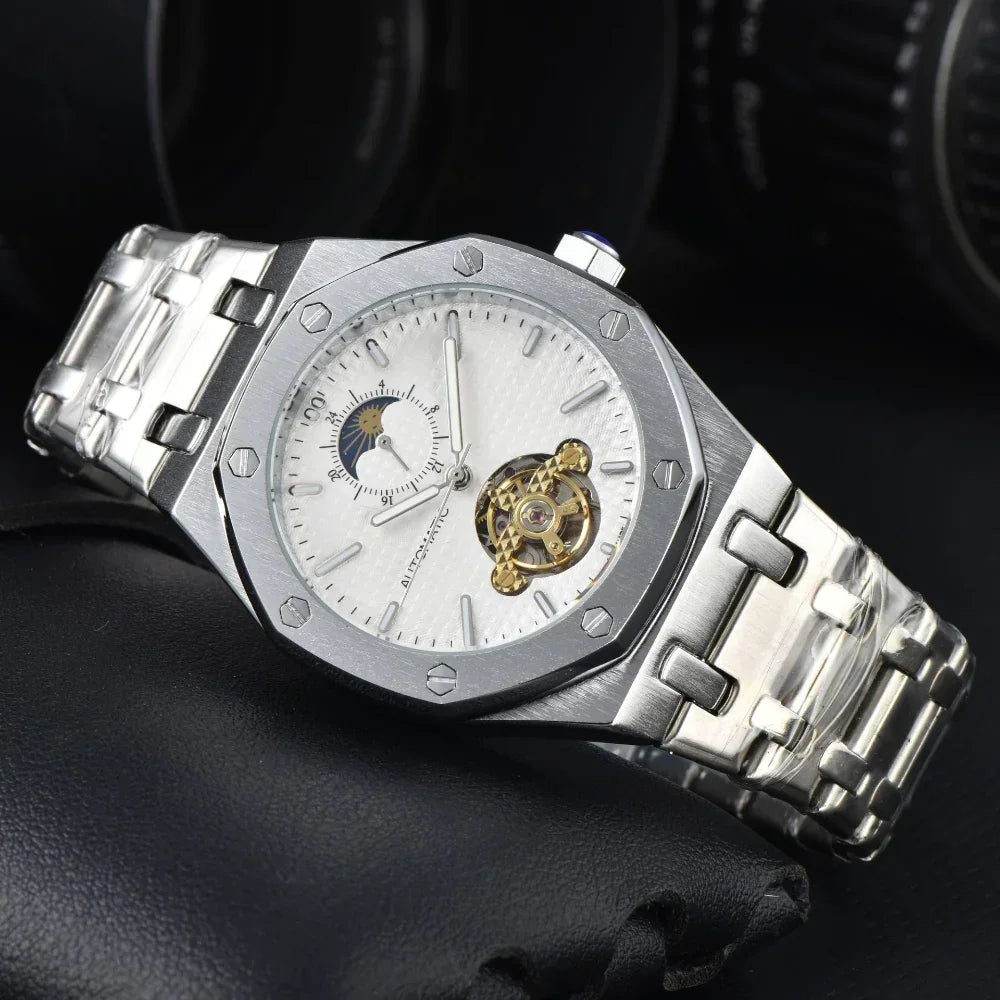 Men’s Automatic Mechanical Watch – Stainless Steel Strap - YAXSO