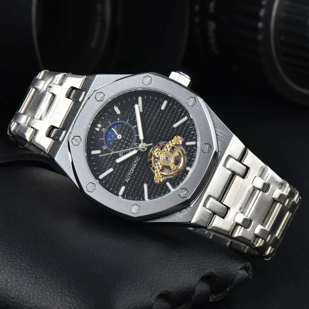 Men’s Automatic Mechanical Watch – Stainless Steel Strap - YAXSO