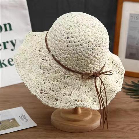 Handmade Crochet Straw Hat - YAXSO