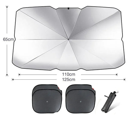 Foldable Car Windshield Sunshade Umbrella UV Protection - YAXSO