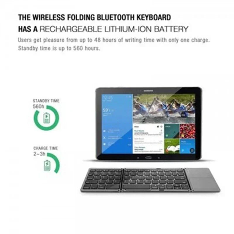 Folding Bluetooth Keyboard - YAXSO