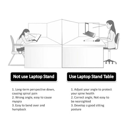 Foldable Laptop Stand Ergonomic Desk Tablet Holder - YAXSO