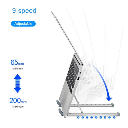 Folding Lifting Desktop Notebook Tablet Computer Stand - YAXSO