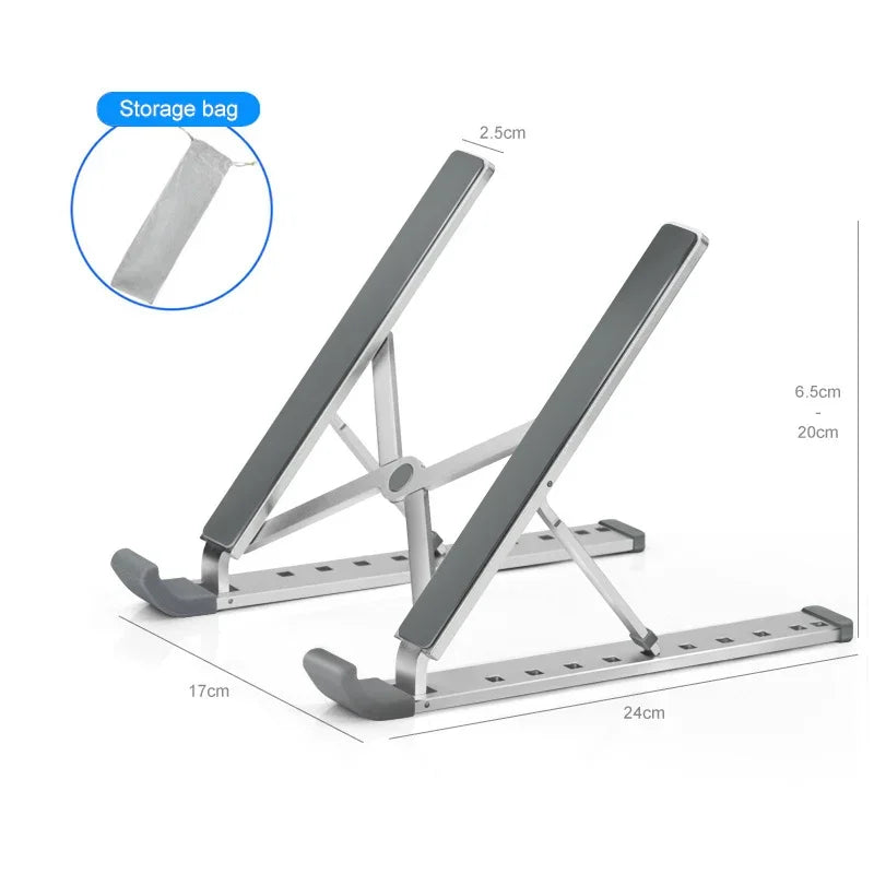 Folding Lifting Desktop Notebook Tablet Computer Stand - YAXSO