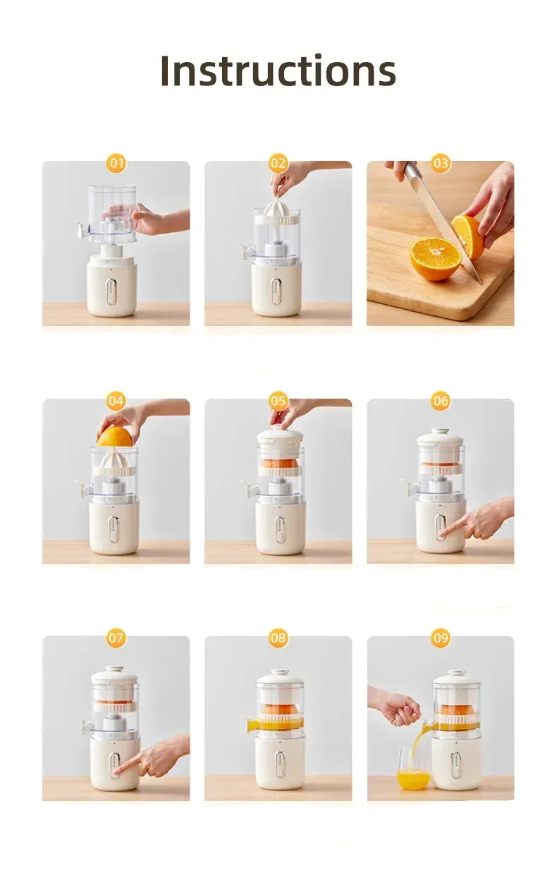 Portable Wireless Electric Juicer - YAXSO