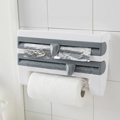4-In-1 Kitchen Roll Holder Dispenser - YAXSO