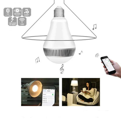 Smart LED colorful bulb Bluetooth wireless speaker - YAXSO