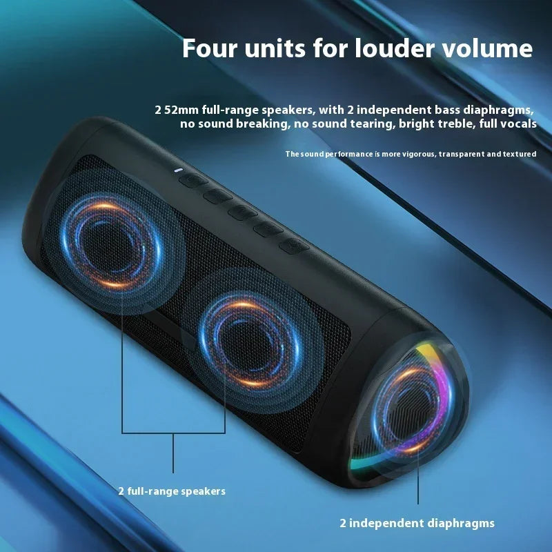 Portable TWS Waterproof Bluetooth Speaker - YAXSO