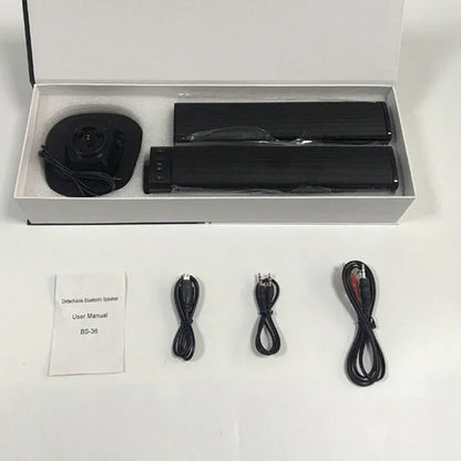 Foldable Split TV Bluetooth Speaker - YAXSO
