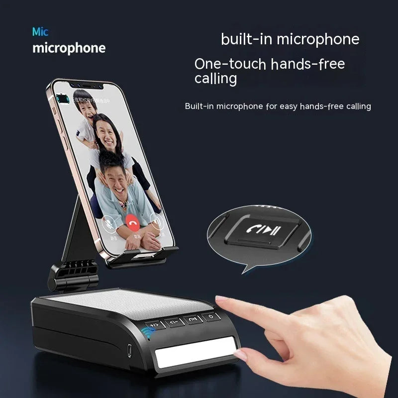 Mobile Phone Holder Portable Bluetooth Speaker - YAXSO