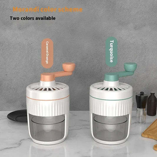 Manual Ice Shaver – Hand-Cranked Smoothie & Ice Crusher for Home Use - YAXSO
