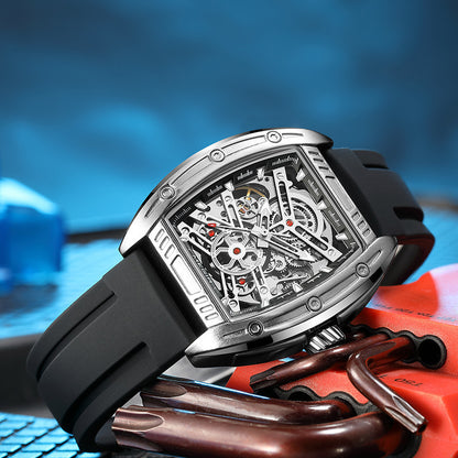 Luxury watch with black strap YAXSO UAE ONLINE STORE